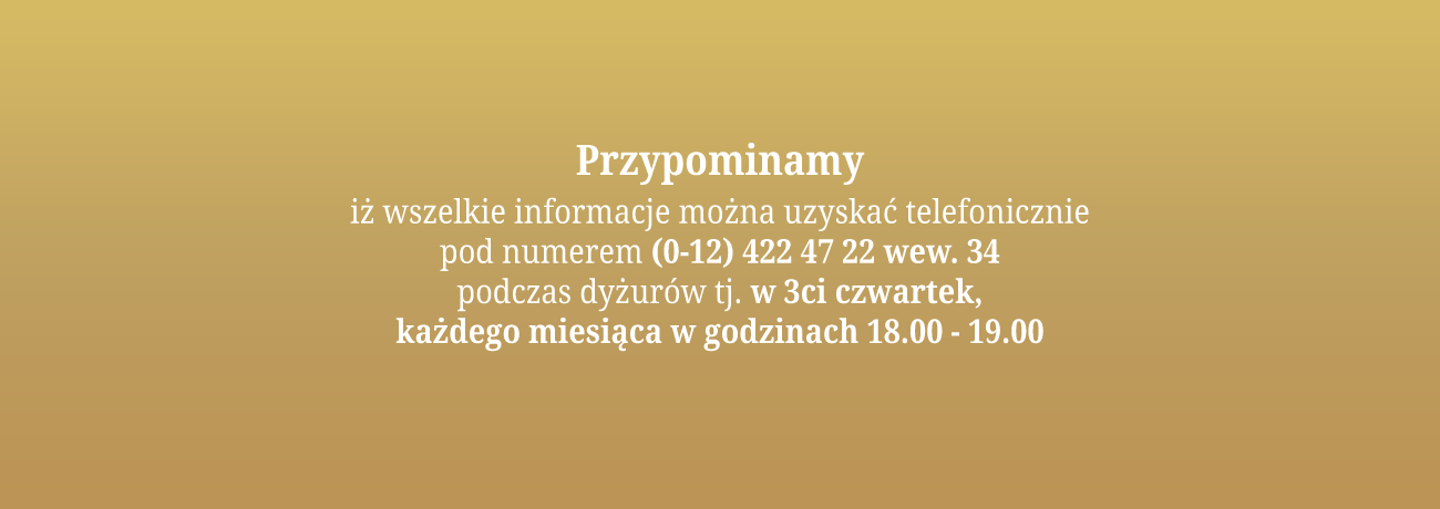 Przypominamy